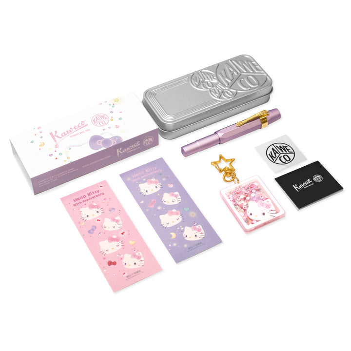 Kaweco X Hello Kitty AL Sport Fountain Pen 50th Anniversary Edition Lilac