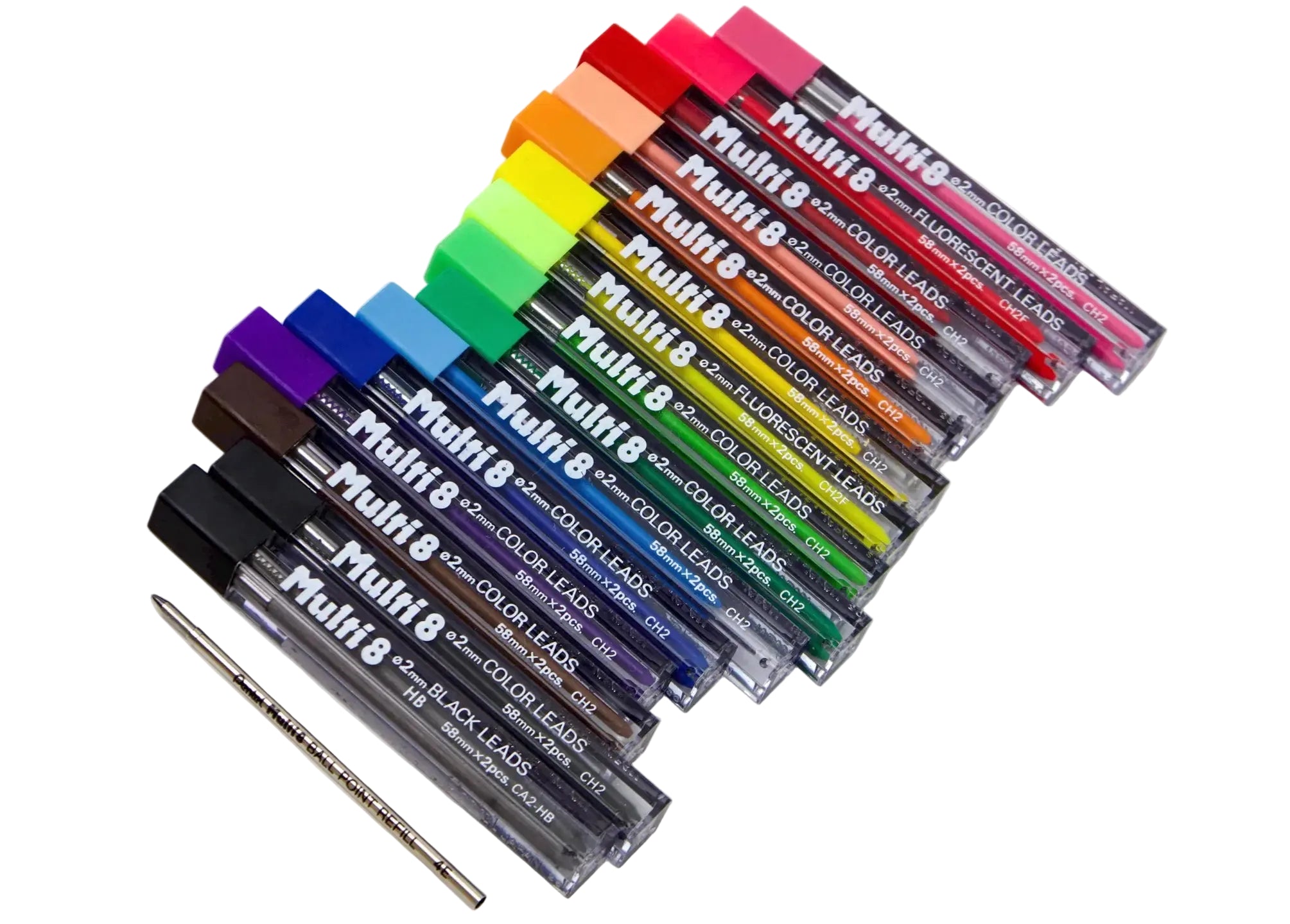 【ルル】ペンタブ Pentel Multi 8 Refill Leads (CH2 2.0mm) | Super Hi-Polymer | Pen