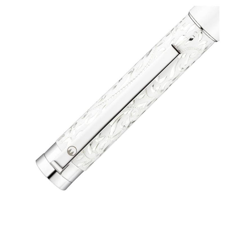 WALDMANN XETRA VIENNA ROLLERBALL PEN WHITE