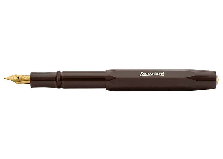 KAWECO CLASSIC SPORT FOUNTAIN PEN CHOCOLATE BROWN LIMITED EDITION
