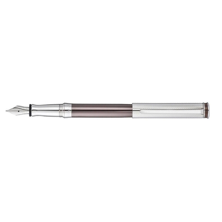 WALDMANN EDELFEDER FOUNTAIN PEN CHOCOLATE F