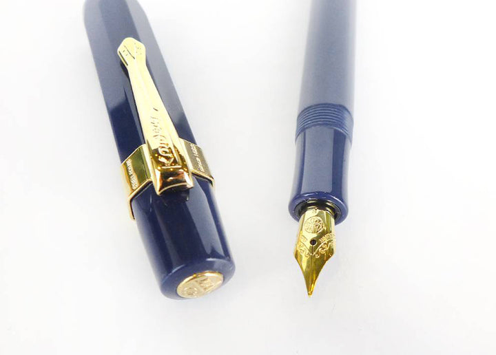 KAWECO ART SPORT FOUNTAIN PEN DARK BLUE GOLD TRIM LIMITED EDITION