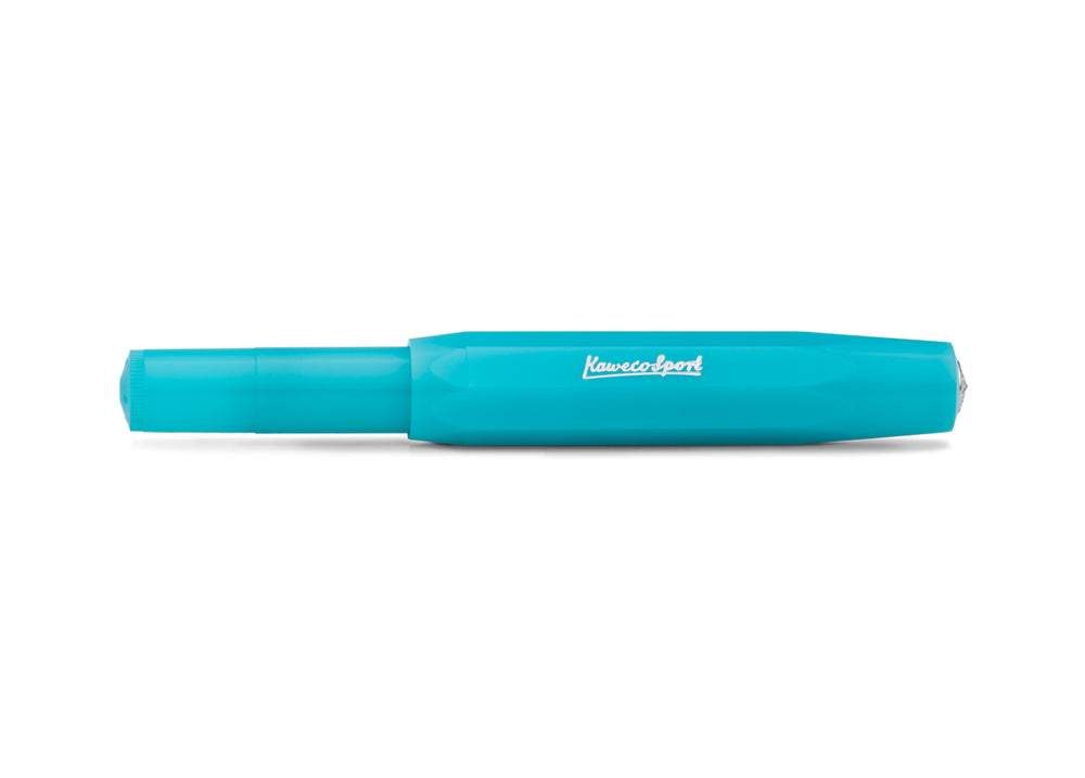 KAWECO FROSTED SPORT ROLLERBALL PEN LIGHT BLUEBERRY
