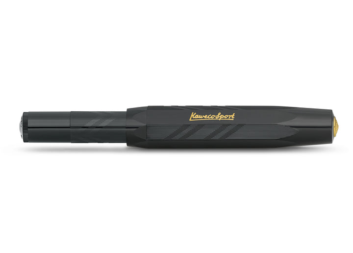 KAWECO CLASSIC SPORT GUILLOCHE FOUNTAIN PEN BLACK