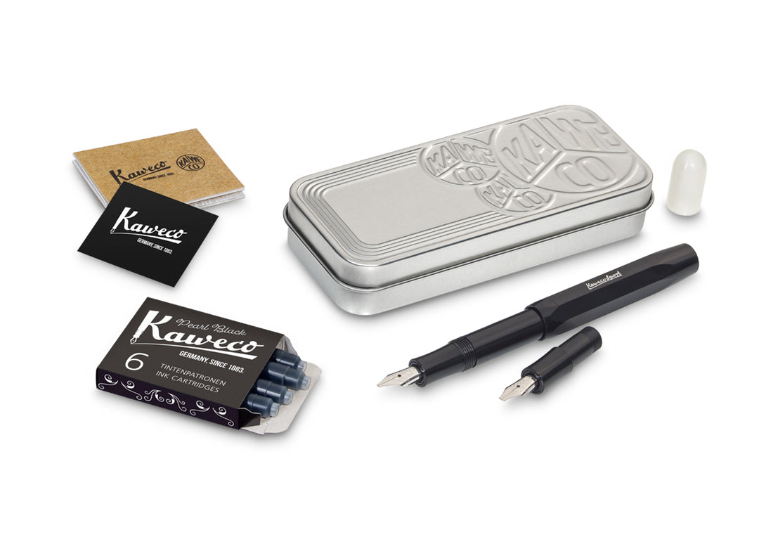 KAWECO CALLIGRAPHY SET "S" BLACK