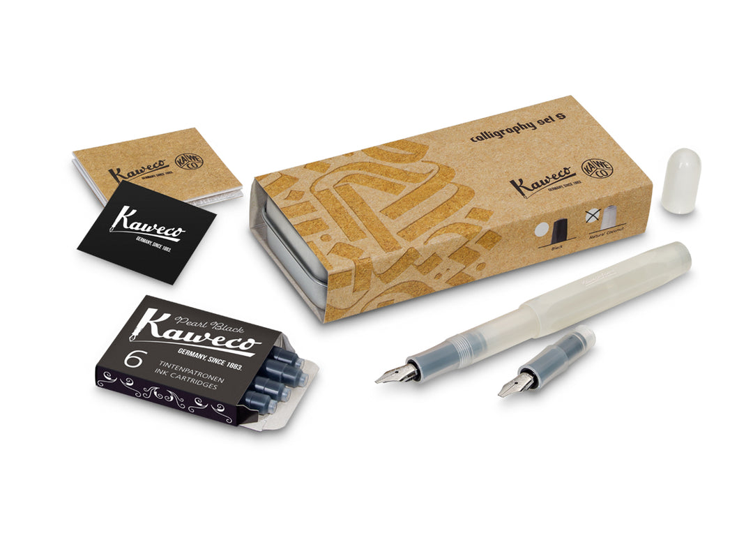 KAWECO CALLIGRAPHY SET "S" NATURAL COCONUT