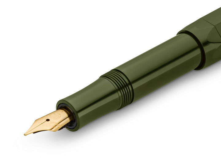 KAWECO COLLECTION FOUNTAIN PEN DARK OLIVE