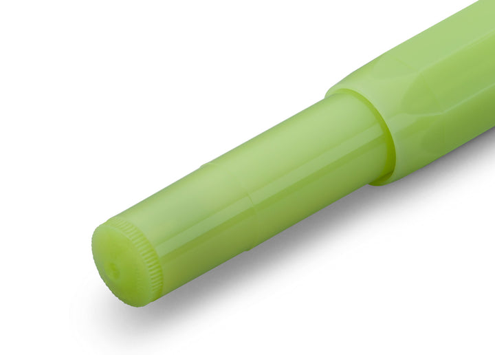 KAWECO FROSTED SPORT FOUNTAIN PEN FINE LIME