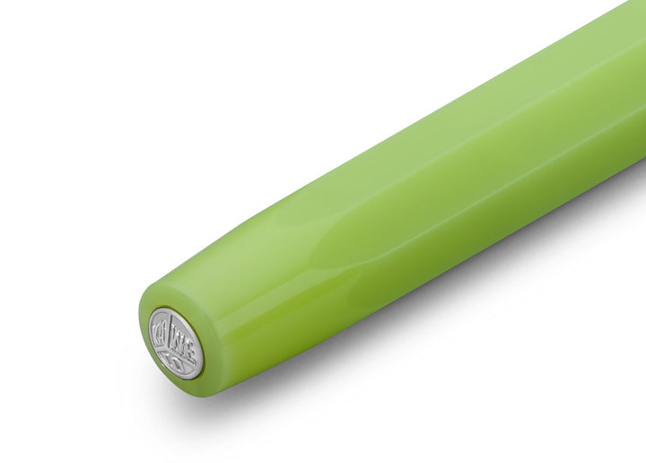 KAWECO FROSTED SPORT FOUNTAIN PEN FINE LIME