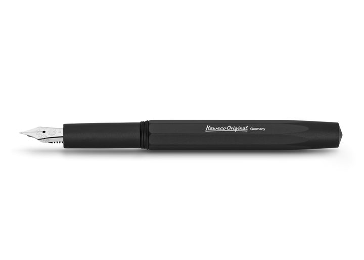 KAWECO ORIGINAL FOUNTAIN PEN BLACK CHROME 060