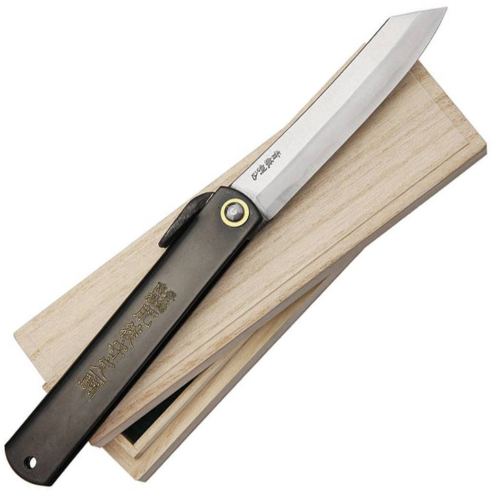 HIGONOKAMI BLUE PAPER STEEL BAMBOO TIGER EDITION BLACK XL