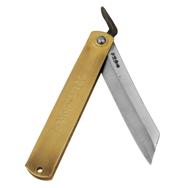 HIGONOKAMI BLUE PAPER STEEL BAMBOO TIGER EDITION BRASS XL