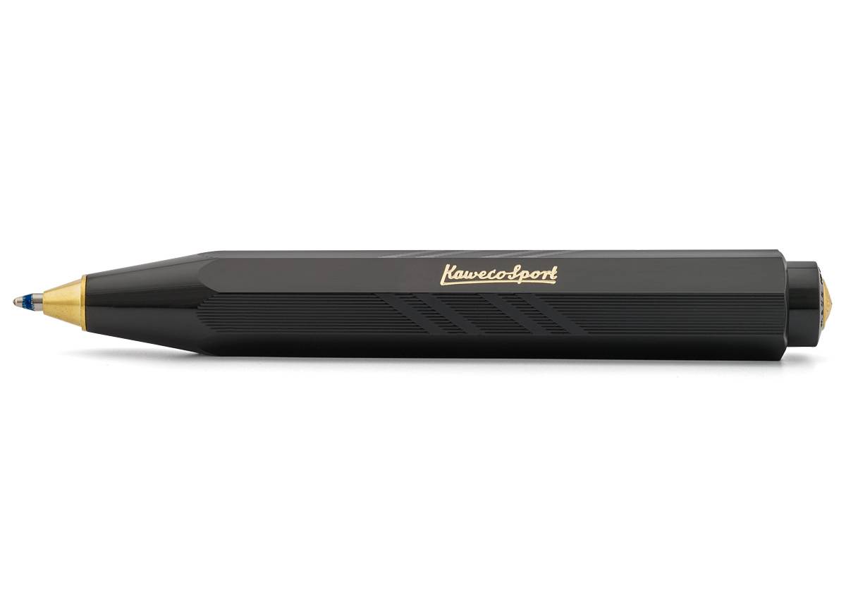 KAWECO CLASSIC SPORT GUILLOCHE BALLPOINT PEN BLACK – Pen & Tool