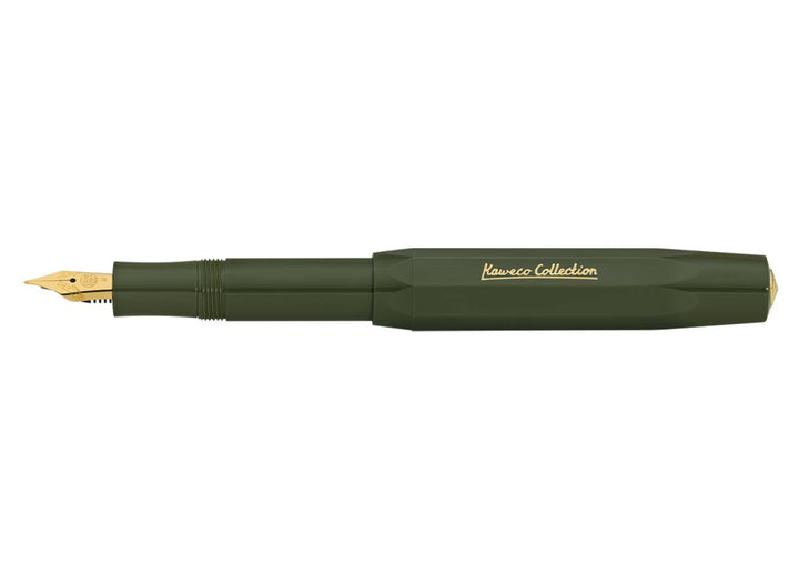 KAWECO COLLECTION FOUNTAIN PEN DARK OLIVE