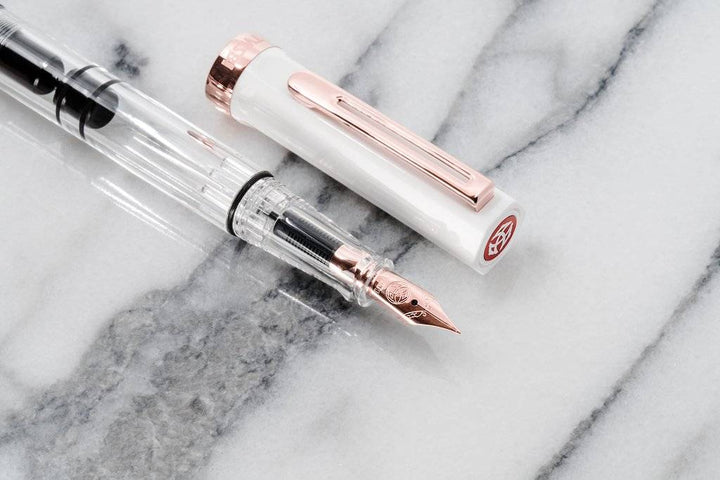 TWSBI ECO FOUNTAIN PEN WHITE ROSE GOLD