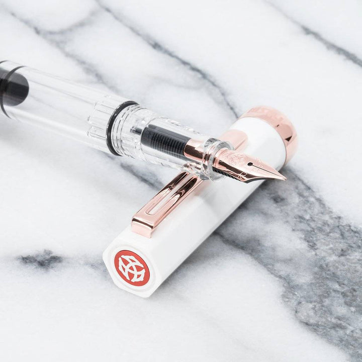 TWSBI ECO FOUNTAIN PEN WHITE ROSE GOLD