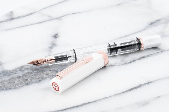 TWSBI ECO FOUNTAIN PEN WHITE ROSE GOLD