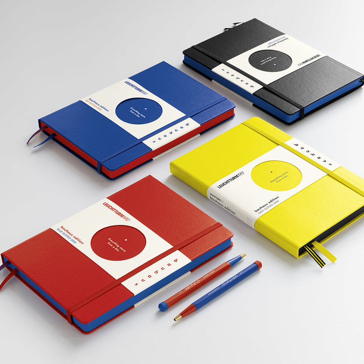LEUCHTTURM1917 BAUHAUS EDITION HARDCOVER MEDIUM NOTEBOOK A5 LEMON