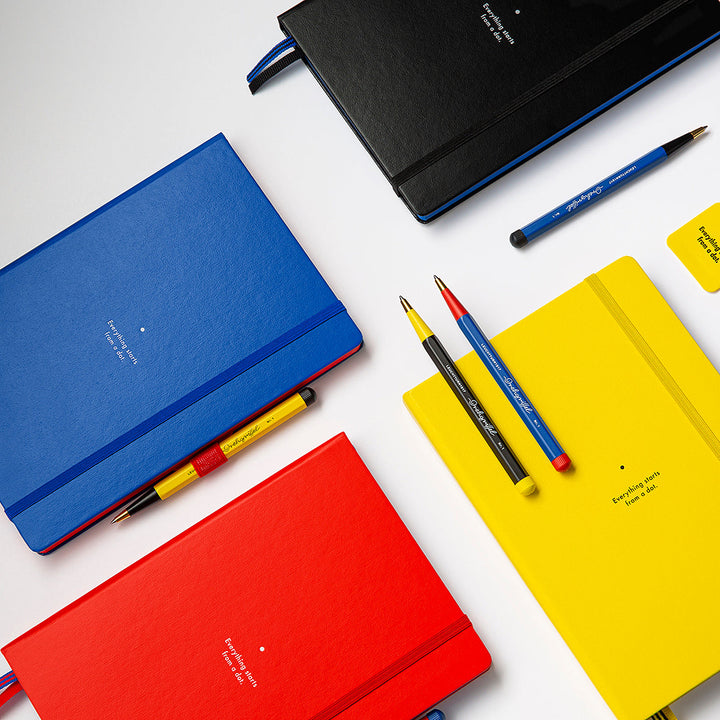 LEUCHTTURM1917 BAUHAUS EDITION HARDCOVER MEDIUM NOTEBOOK A5 LEMON