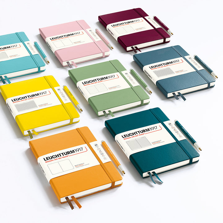 LEUCHTTURM1917 HARDCOVER MEDIUM NOTEBOOK A5 EMERALD