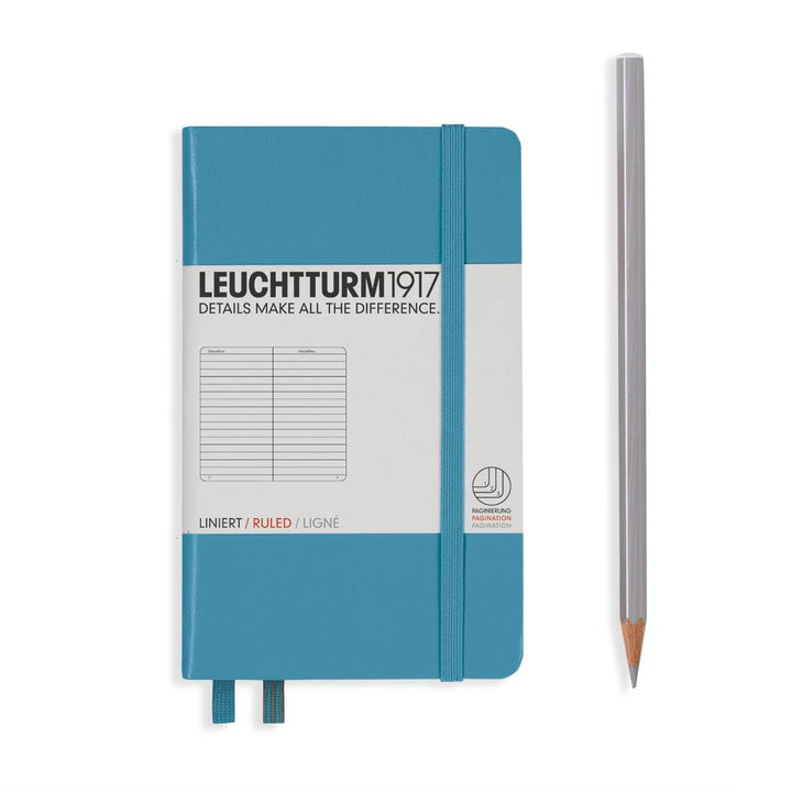 LEUCHTTURM1917 HARDCOVER POCKET NOTEBOOK A6 NORDIC BLUE