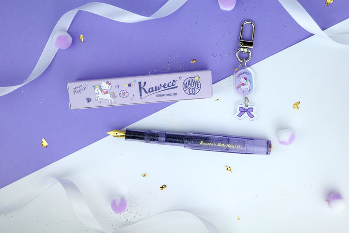 Kaweco X Hello Kitty Classic Sport Fountain Pen Stardust Violet