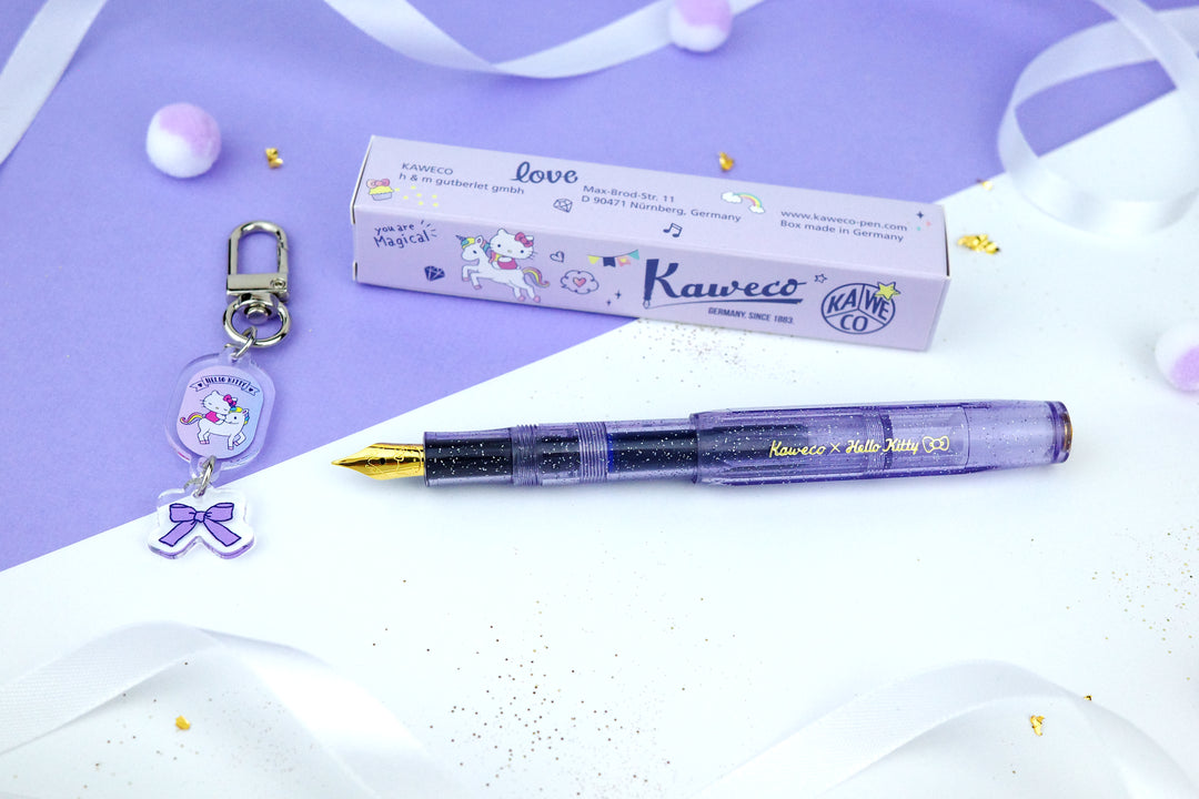 Kaweco X Hello Kitty Classic Sport Fountain Pen Stardust Violet