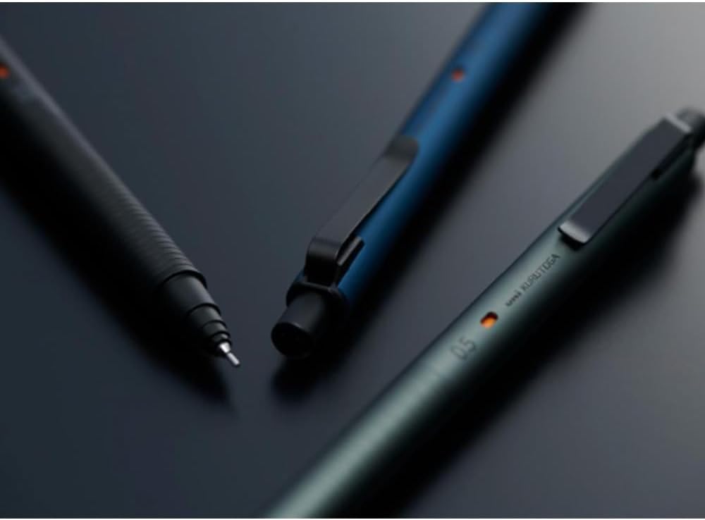 Uni Kuru Toga Metal Mechanical Pencil - Balanced 17.6g Low Center of Gravity Design for Comfortable Drafting