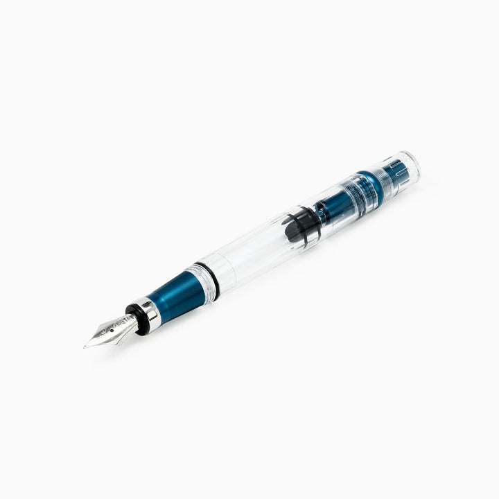 TWSBI Diamond 580ALR Fountain Pen – Prussian Blue, showing the body on a white background