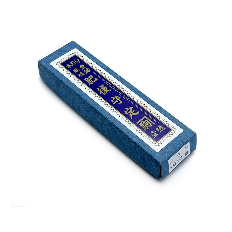 HIGONOKAMI VG10 STEEL FIRE TOUCHED EDITION TITANIUM L