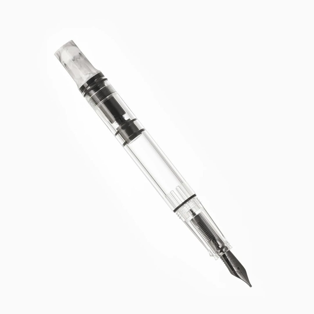 TWSBI ECO Fountain Pen – Carrara Onyx, body only on a white background