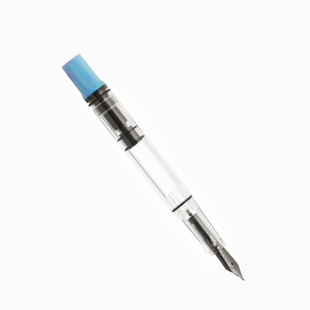 TWSBI ECO Fountain Pen – Cosmo Onyx, without cap on a white background