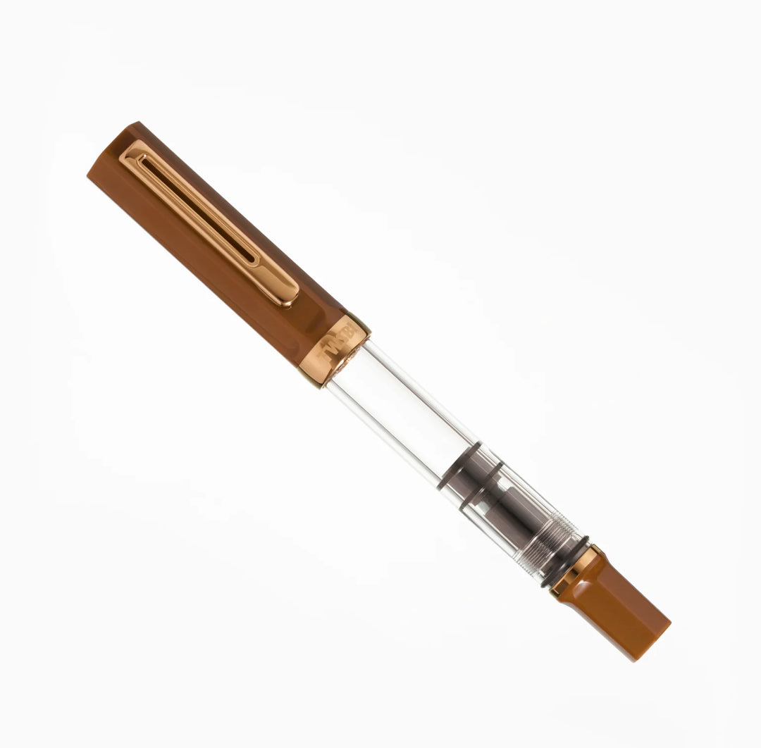 TWSBI ECO Fountain Pen – Espresso Bronze, closed on a white background
