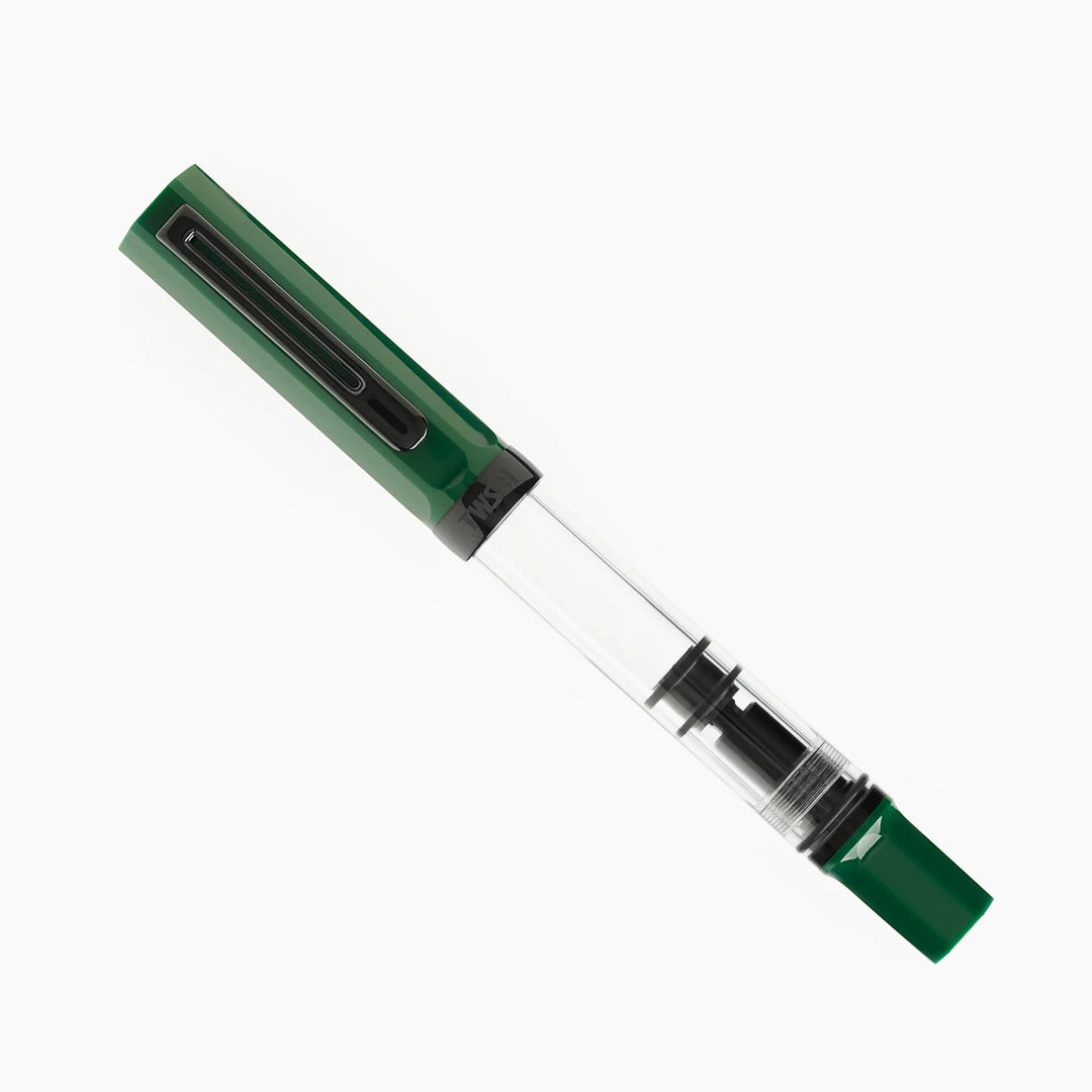 TWSBI ECO Fountain Pen – Irish Green Onyx, closed, on a white background
