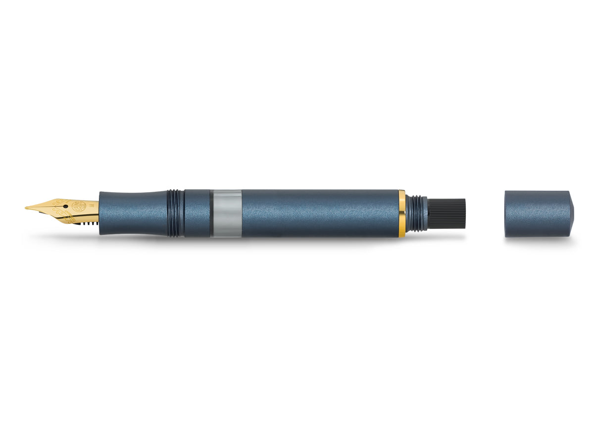 KAWECO PISTON SPORT AL FOUNTAIN PEN NAVY – Pen & Tool