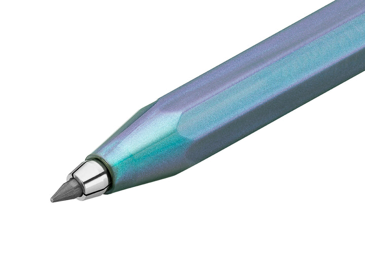 Kaweco Lunar Sport metal drop-clutch tip holding a 3.2 mm graphite lead.