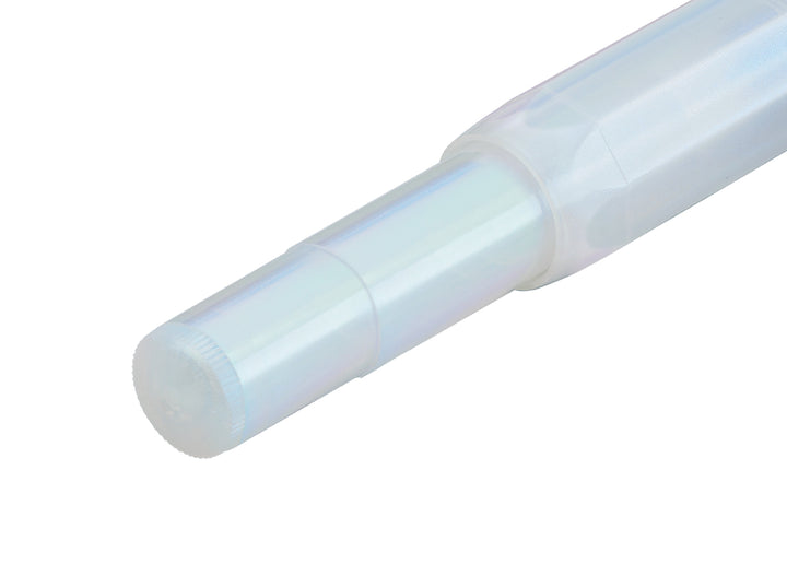 Kaweco Lunar Sport Light Blue fountain pen barrel end showing Made in Germany branding.