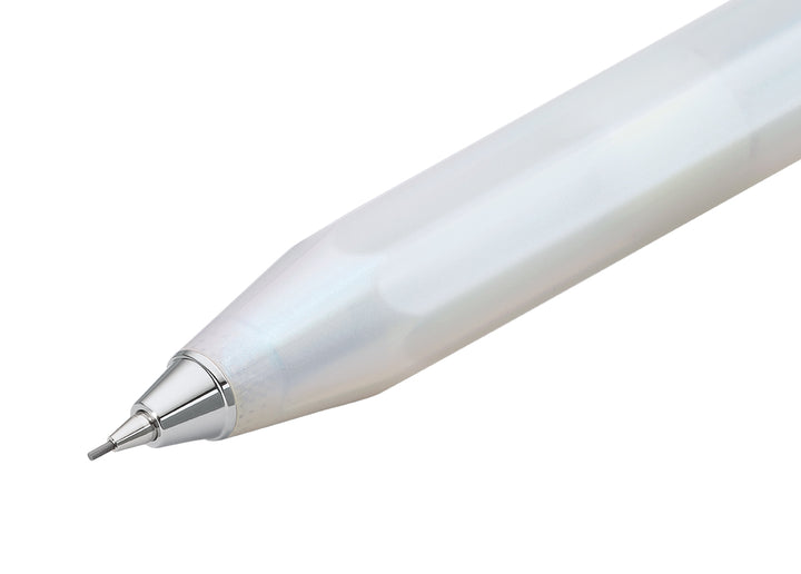 Kaweco Lunar Sport metal mechanical pencil tip holding a 0.7 mm graphite lead.