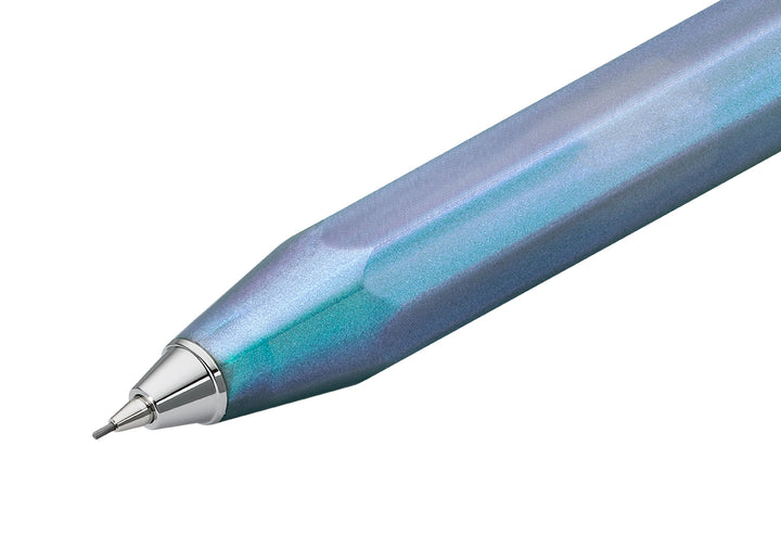 Kaweco Lunar Sport metal mechanical pencil tip holding a 0.7 mm graphite lead.