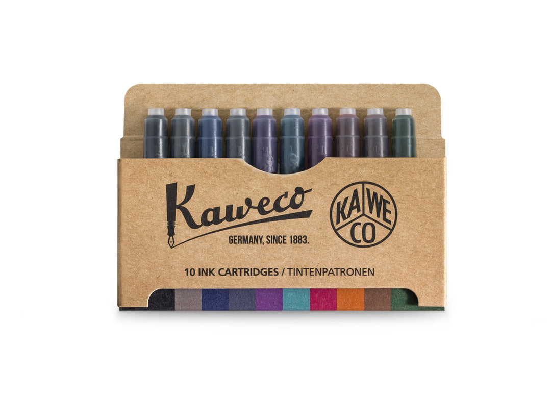 KAWECO INK CARTRIDGES 10 PIECES COLOR MIX