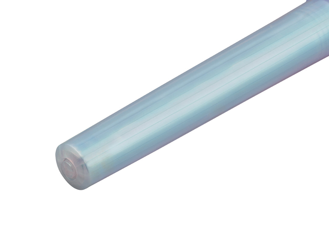 Detail shot of the 16-sided barrel end on the Kaweco Perkeo Rollerball.