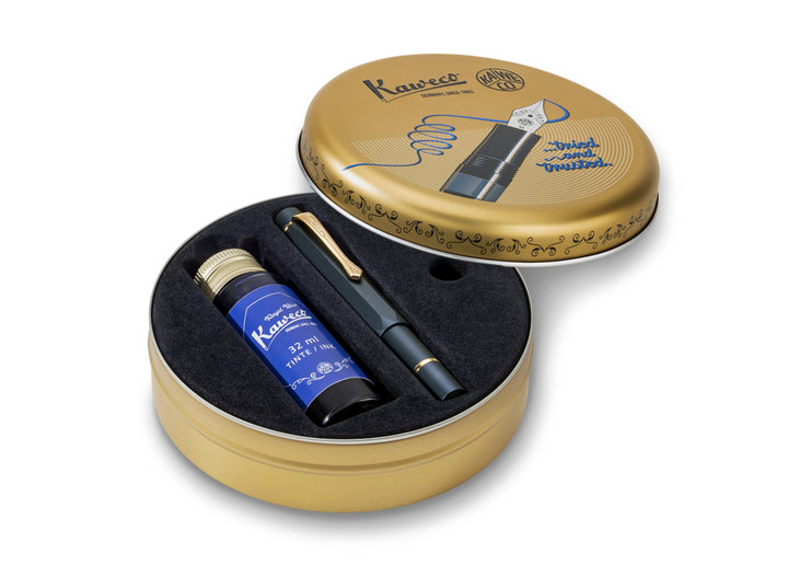 KAWECO PISTON SPORT AL FOUNTAIN PEN NAVY