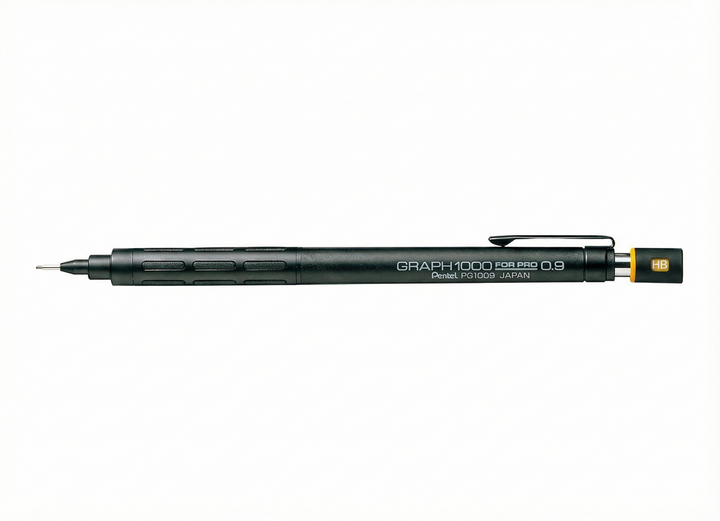 Pentel Graph 1000 Mechanical Drafting Pencil - Black Professional Specification - PG1000 Series