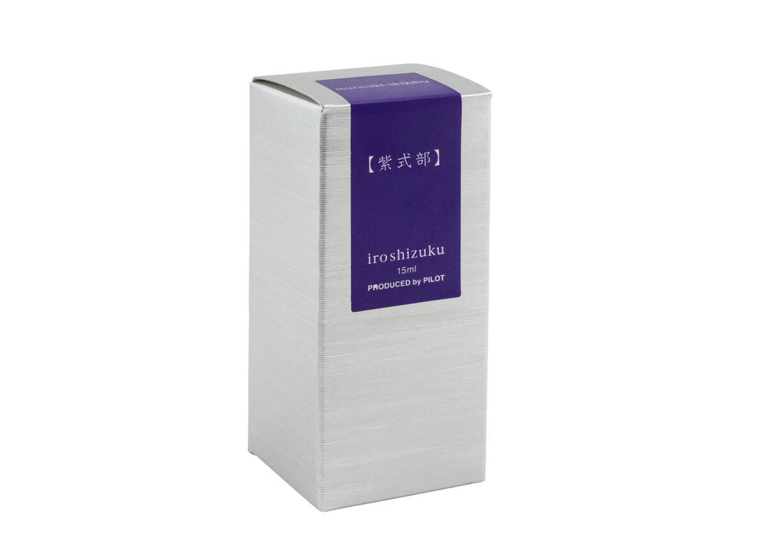 Pilot Iroshizuku Murasaki-shikibu (Japanese Beautyberry) 15ml fountain pen ink silver packaging box