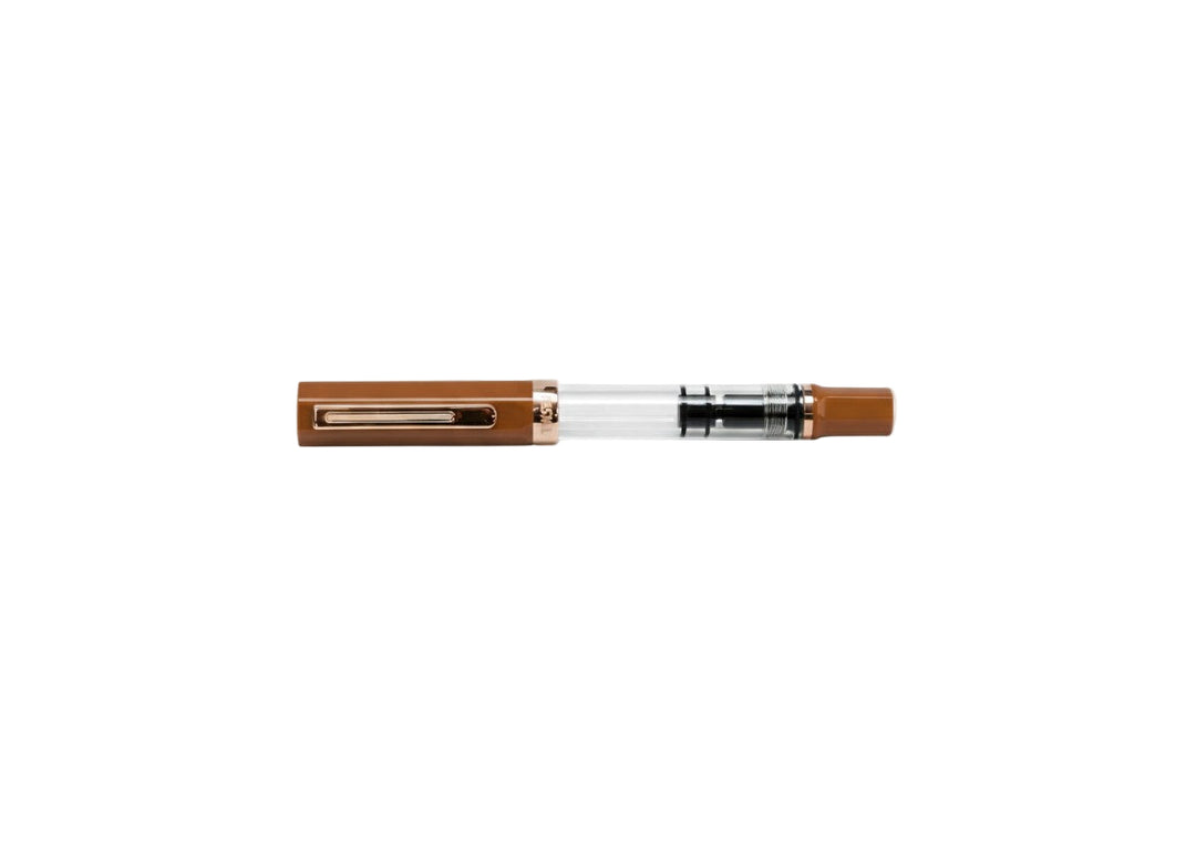 TWSBI ECO Fountain Pen – Espresso Bronze on a white background