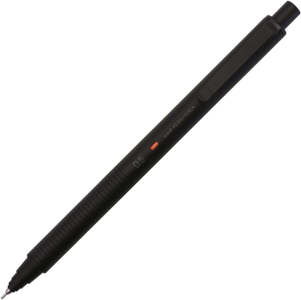 Uni Kuru Toga Metal Mechanical Pencil 0.5mm in Nocturne Black - Matte Stealth Finish