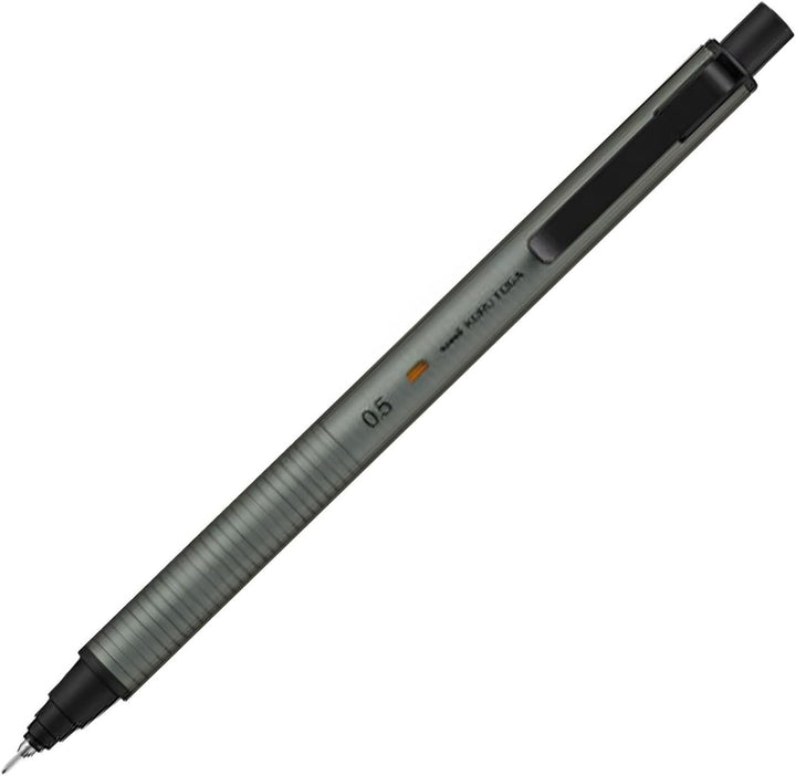 Uni Kuru Toga Metal Mechanical Pencil 0.5mm in Phantom Grey - Industrial Aluminum Texture
