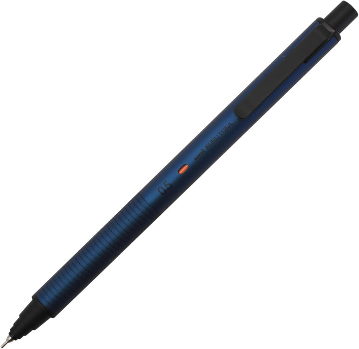 Uni Kuru Toga Metal Mechanical Pencil 0.5mm in Silent Blue - Premium Executive Blue Finish
