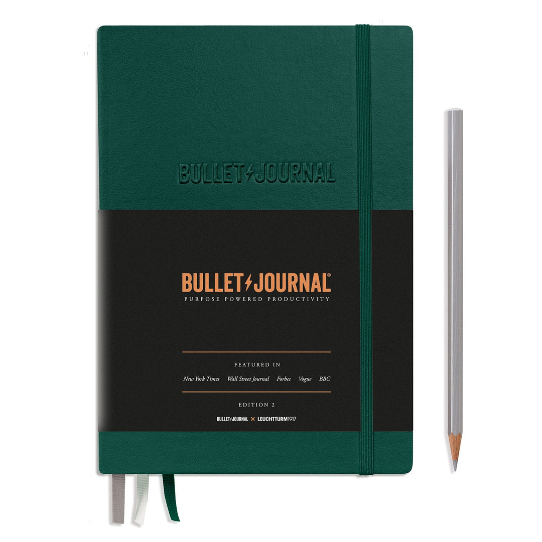 Leuchtturm1917 Bullet Journal Edition 2 A5 Dotted Green – Front Cover