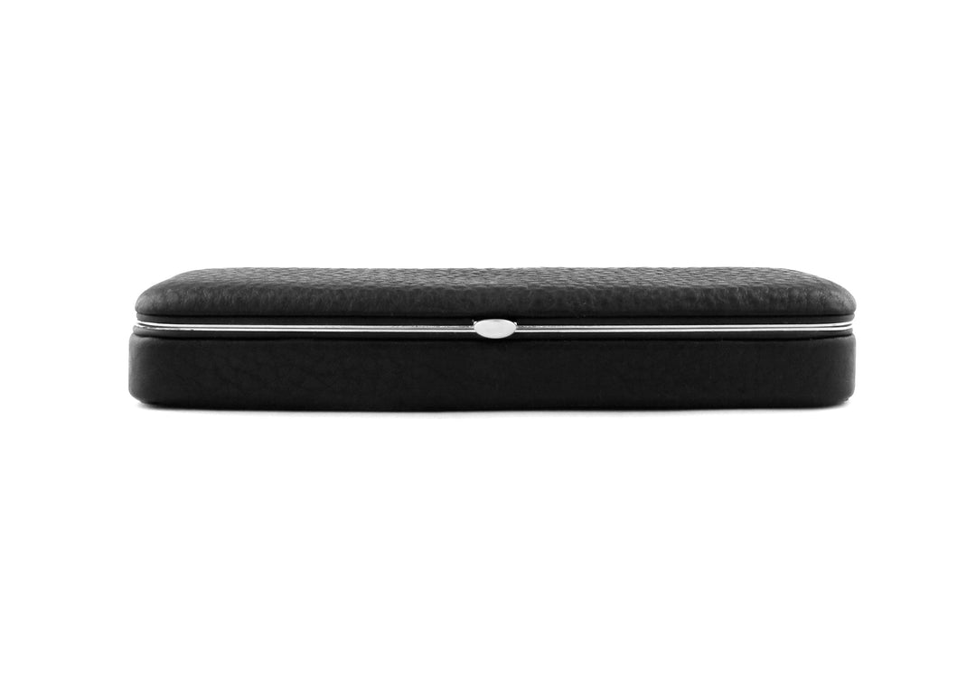 F. Hammann 3983 Framed Leather 3-Pen Case – Black Chervo - Pen & Tool